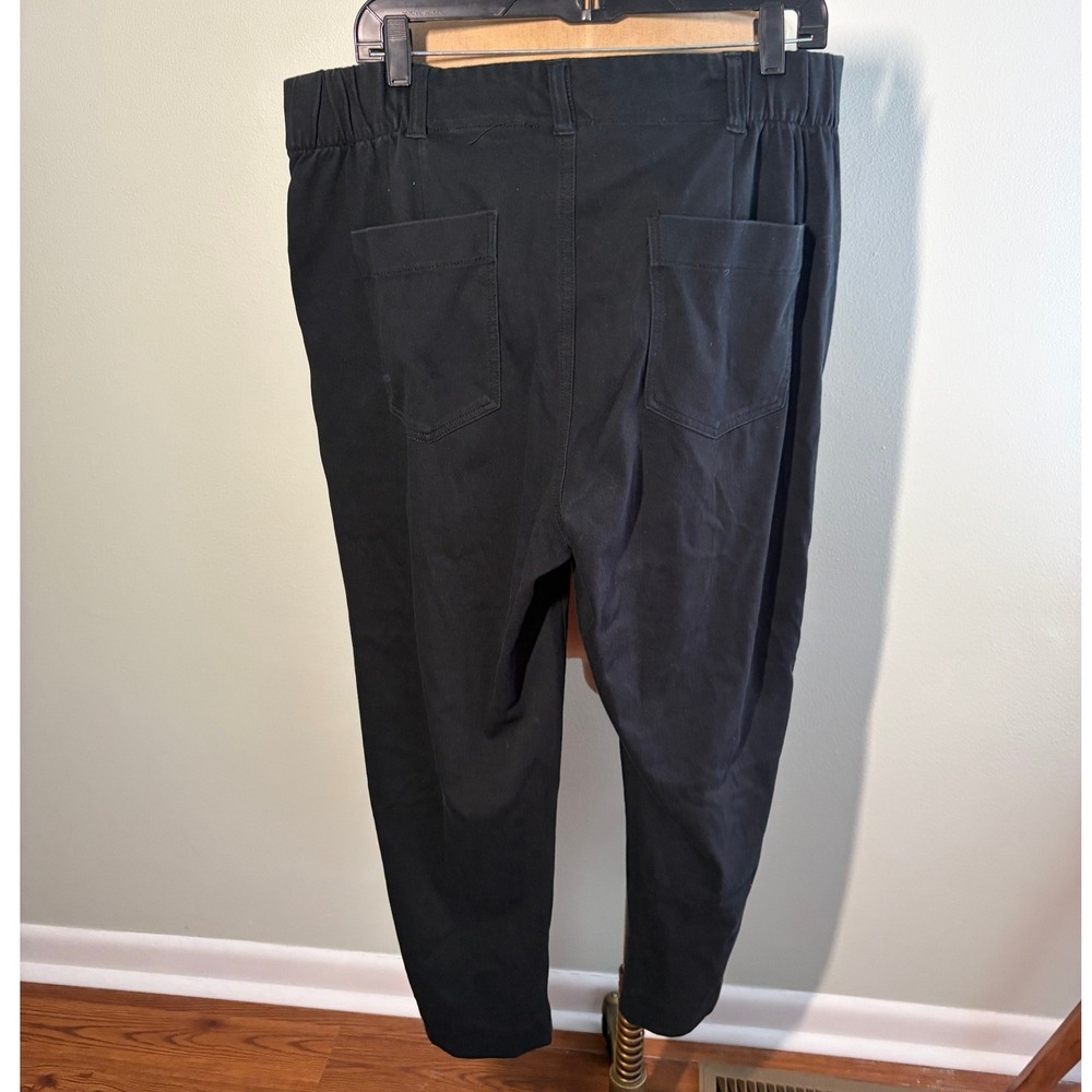 32 Degrees Cool Womens Black Utility Patch Pocket Tapered Pants Size Large - Picture 2 of 7